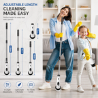 Electric Cleaning Brush (JY-6010) - 9 Heads, Cordless, Rechargeable - DESKORA